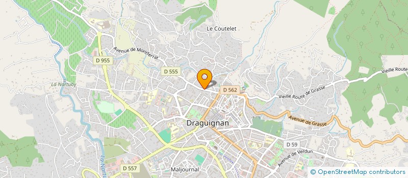 localisation de l'entreprise MADAME SEVERINE METEYER à DRAGUIGNAN