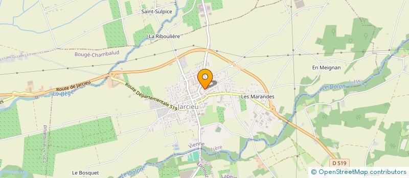 localisation de l'entreprise MADAME SEVERINE METRAL  JARCIEU