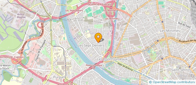 localisation de l'entreprise MADAME SEVERINE METTE  TOULOUSE