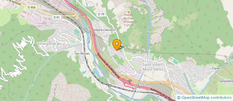 localisation de l'entreprise MADAME SEVERINE MICELI  SAINT-JULIEN-MONT-DENIS