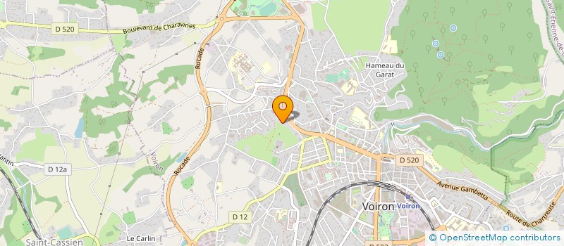 localisation de l'entreprise MADAME SEVERINE MICHALLAT  BOURG-DE-PEAGE