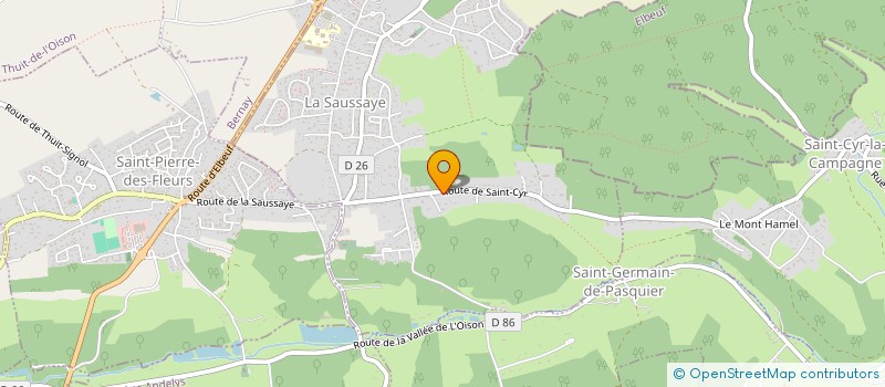 localisation de l'entreprise MADAME SEVERINE MICHEL  LES MONTS DU ROUMOIS