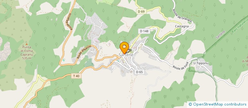 localisation de l'entreprise MADAME SEVERINE MICHELANGELI  SARTENE