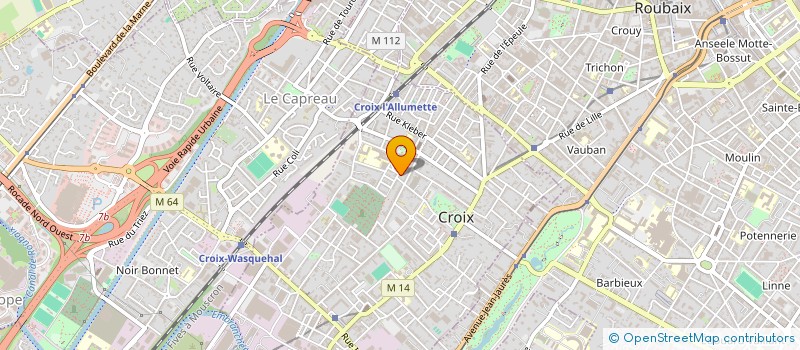 localisation de l'entreprise MADAME SEVERINE MIEDAN  CROIX