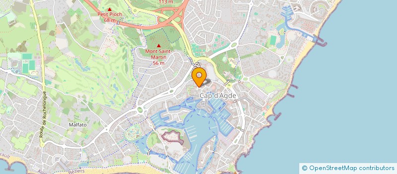 localisation de l'entreprise MADAME SEVERINE MILLET  AGDE