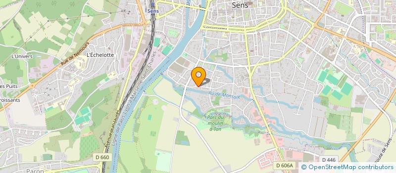 localisation de l'entreprise MADAME SEVERINE MILLET  SENS