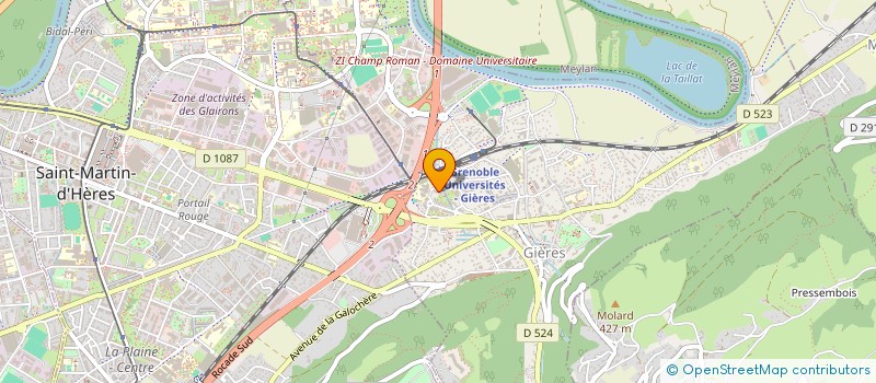 localisation de l'entreprise MADAME SEVERINE MILLOT  GIERES