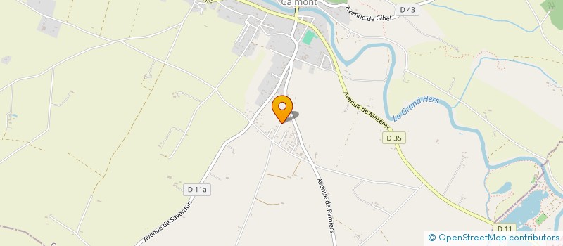 localisation de l'entreprise MADAME SEVERINE MIRAS  CALMONT