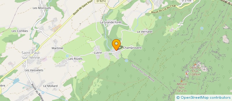 localisation de l'entreprise MADAME SEVERINE MONOD  SAINT-PAUL-SUR-YENNE