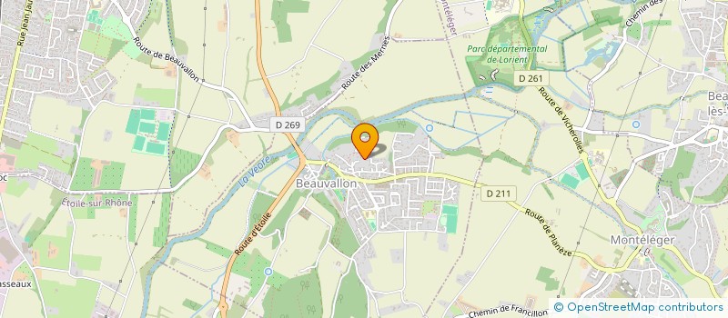 localisation de l'entreprise MADAME SEVERINE MONTAGNE  BEAUVALLON