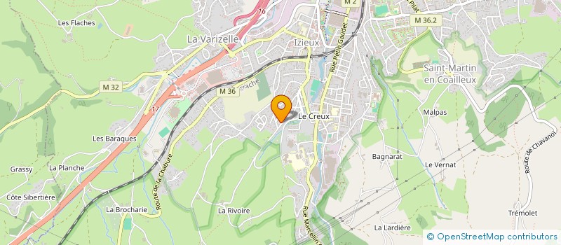 localisation de l'entreprise MADAME SEVERINE MONTEIL à SAINT-CHAMOND