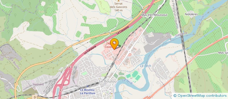 localisation de l'entreprise MADAME SEVERINE MORCANT  LE BOULOU