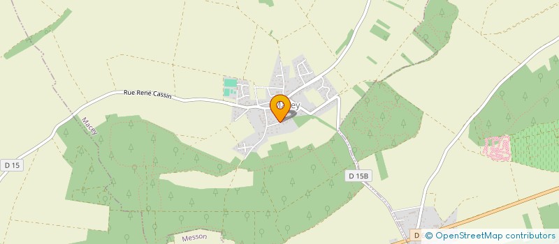 localisation de l'entreprise MADAME SEVERINE MORDEFROY  MACEY