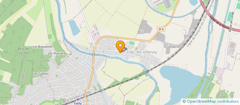 localisation de l'entreprise MADAME SEVERINE MOREL  ISLES-LES-VILLENOY