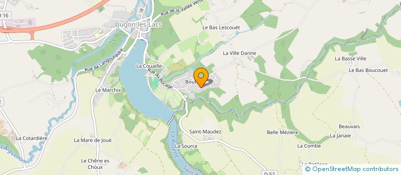 localisation de l'entreprise MADAME SEVERINE MOULIN à JUGON-LES-LACS