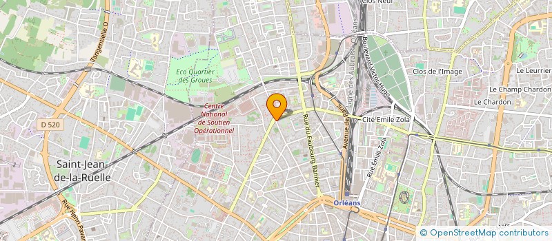 localisation de l'entreprise MADAME SEVERINE MULLER  ORLEANS