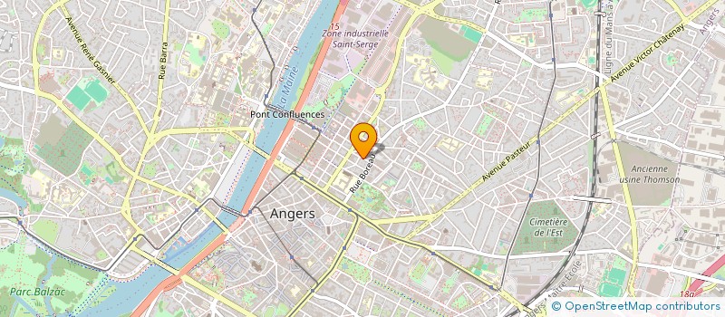 localisation de l'entreprise MADAME SEVERINE NAHABIEH--FABRE  ANGERS