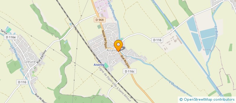 localisation de l'entreprise MADAME SEVERINE NAVILLON  AISEREY