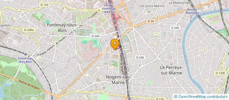 localisation de l'entreprise MADAME SEVERINE NIVAUD  NOGENT-SUR-MARNE