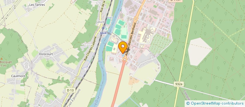 localisation de l'entreprise MADAME SEVERINE NOEL  LACROIX-SAINT-OUEN