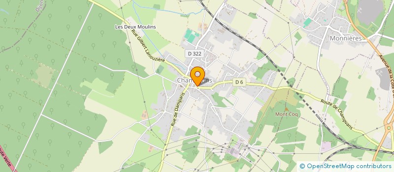 localisation de l'entreprise MADAME SEVERINE NOIROT  CHAMPVANS