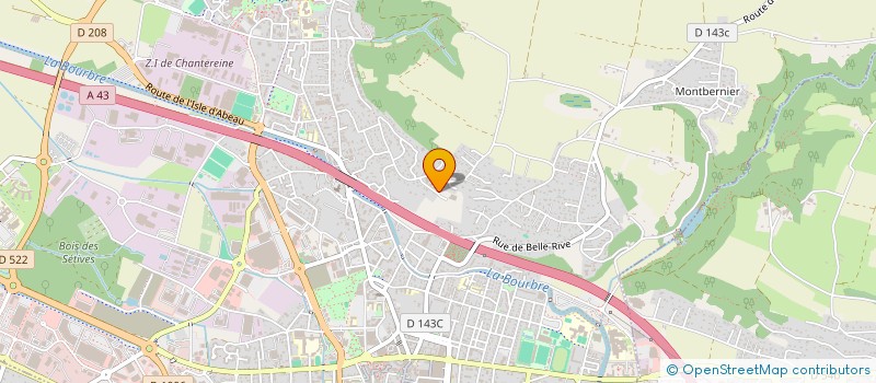 localisation de l'entreprise MADAME SEVERINE NOVAIS  BOURGOIN-JALLIEU