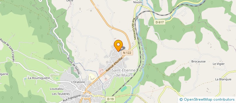 localisation de l'entreprise MADAME SEVERINE NOZIERES à SAINT-ETIENNE-DE-MAURS