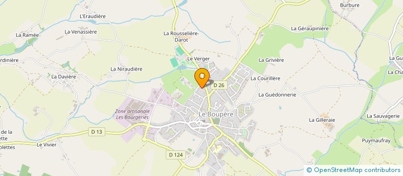 localisation de l'entreprise MADAME SEVERINE OLIVEIRA  LE BOUPERE