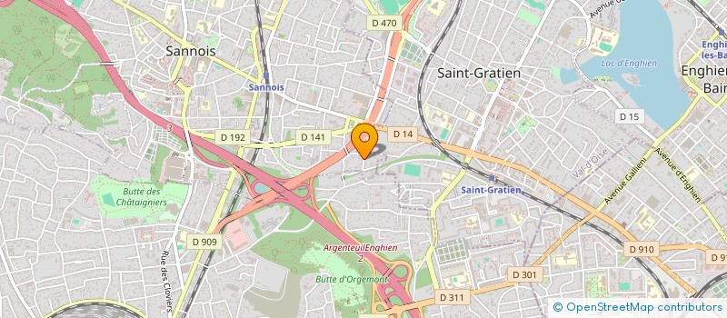 localisation de l'entreprise MADAME SEVERINE OLIVIER  SANNOIS