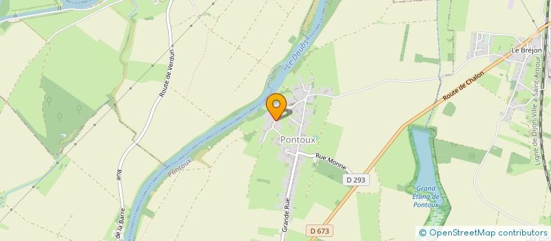 localisation de l'entreprise MADAME SEVERINE OUDET  PONTOUX