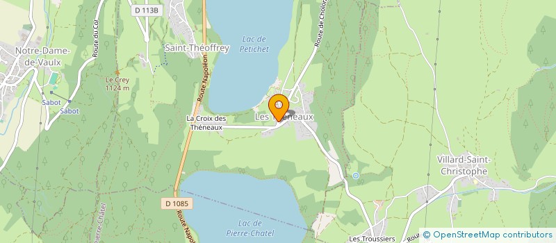 localisation de l'entreprise MADAME SEVERINE PACHOUD  SAINT-THEOFFREY