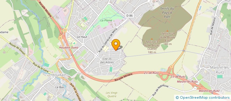 localisation de l'entreprise MADAME SEVERINE PAGES  HOUDAIN