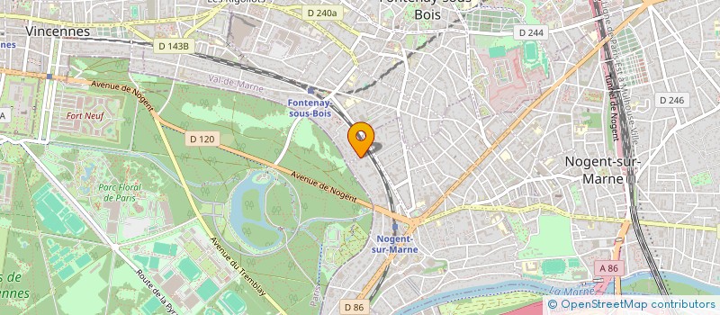 localisation de l'entreprise MADAME SEVERINE PAPIRER  NOGENT-SUR-MARNE