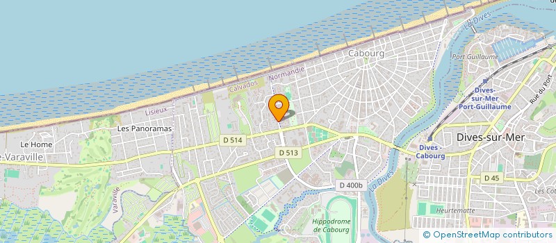 localisation de l'entreprise MADAME SEVERINE PARNEIX  CABOURG