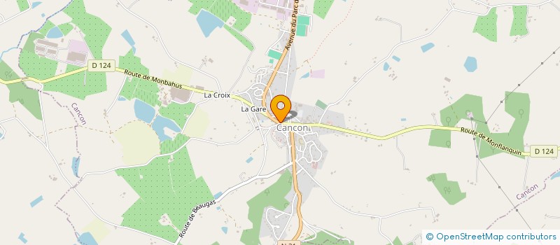 localisation de l'entreprise MADAME SEVERINE PASQUET  CANCON