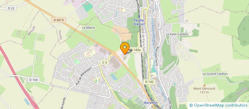 localisation de l'entreprise MADAME SEVERINE PAUMIER  BARENTIN