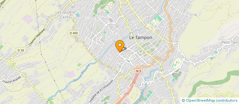 localisation de l'entreprise MADAME SEVERINE PAYET à LE TAMPON