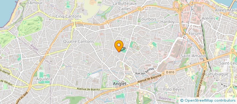 localisation de l'entreprise MADAME SEVERINE PEBAY-DEPEYRE  ANGLET