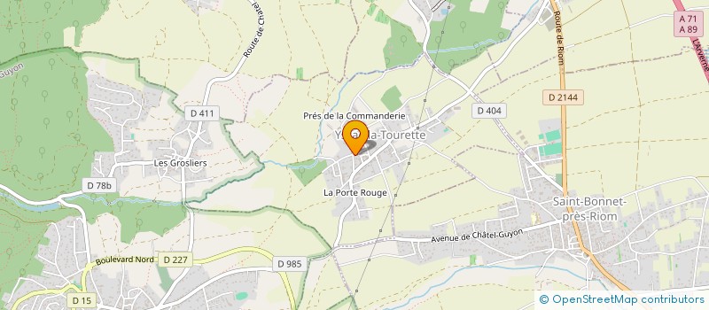 localisation de l'entreprise MADAME SEVERINE PECOUL  YSSAC-LA-TOURETTE