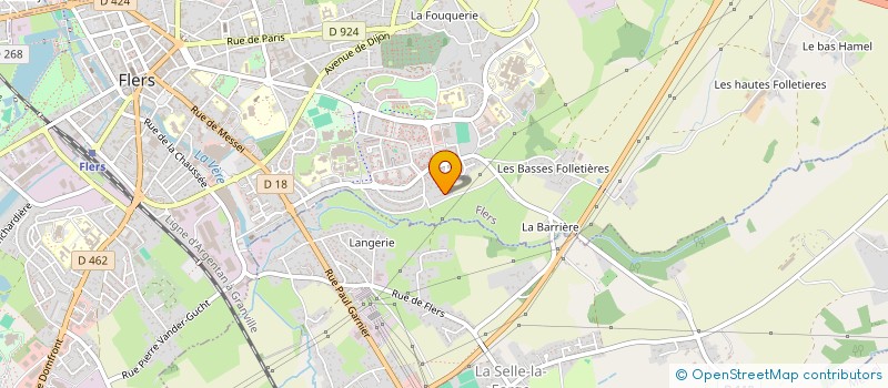 localisation de l'entreprise MADAME SEVERINE PELLETIER à ATHIS-VAL DE ROUVRE