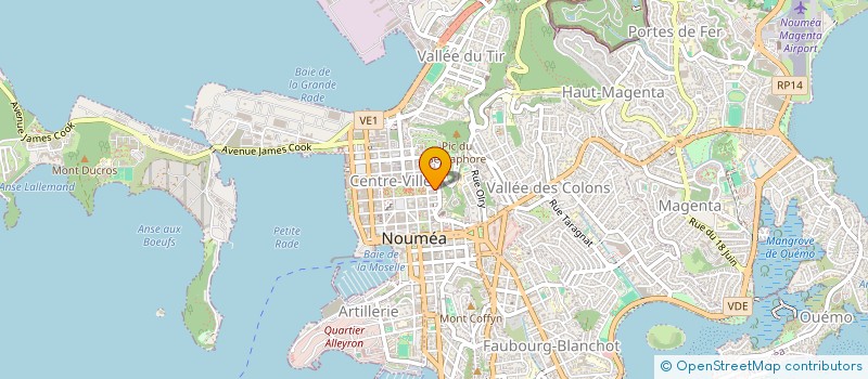 localisation de l'entreprise MADAME SEVERINE PEQUEUX à NOUMEA