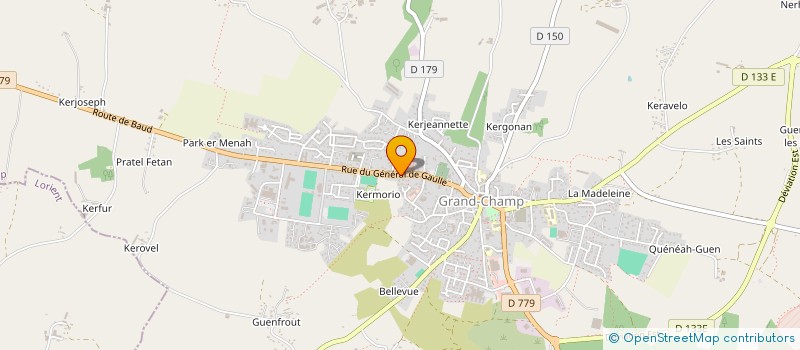 localisation de l'entreprise MADAME SEVERINE PERAN  GRAND-CHAMP