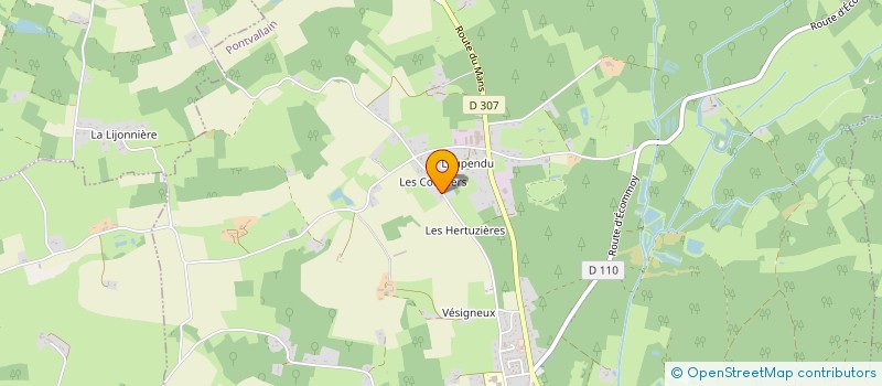 localisation de l'entreprise MADAME SEVERINE PERRAIN  PONTVALLAIN