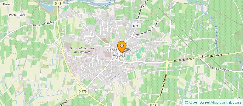 localisation de l'entreprise MADAME SEVERINE PETENARD à CAMARET-SUR-AIGUES