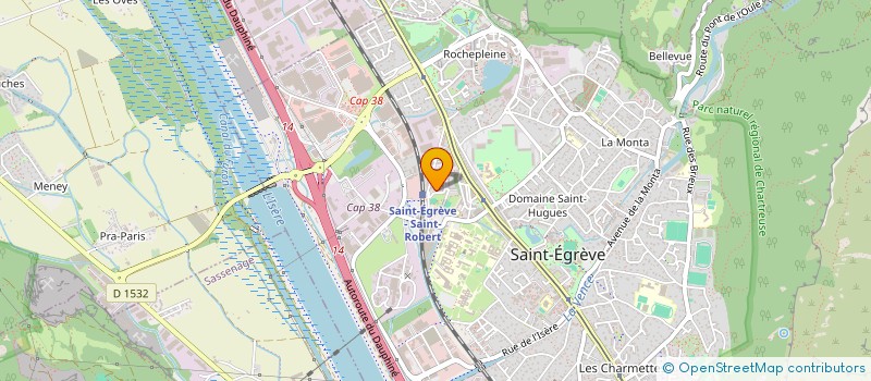 localisation de l'entreprise MADAME SEVERINE PETRONE  SAINT-EGREVE