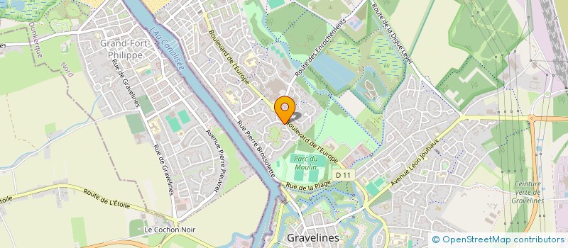 localisation de l'entreprise MADAME SEVERINE PEUGNY à GRAVELINES