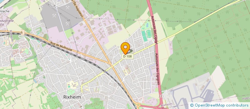 localisation de l'entreprise MADAME SEVERINE PFEIFER  RIXHEIM