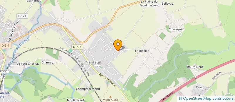 localisation de l'entreprise MADAME SEVERINE PICHAVANT  NANTEUIL