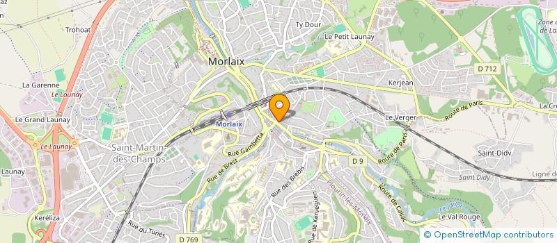 localisation de l'entreprise MADAME SEVERINE PIERRES à MORLAIX