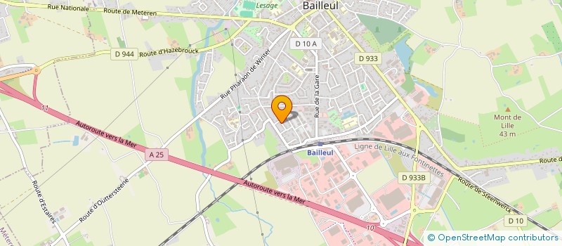 localisation de l'entreprise MADAME SEVERINE PISANI à BAILLEUL